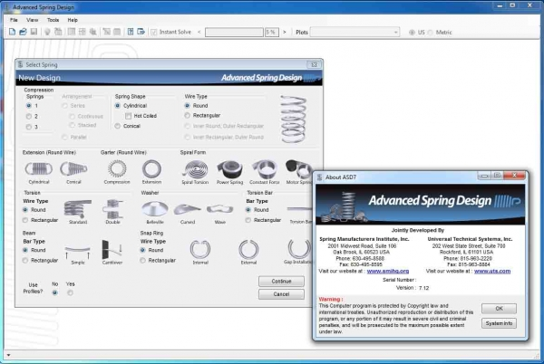 Advanced Spring Design(弹簧设计软件) v7.12英文-创客者V2.0