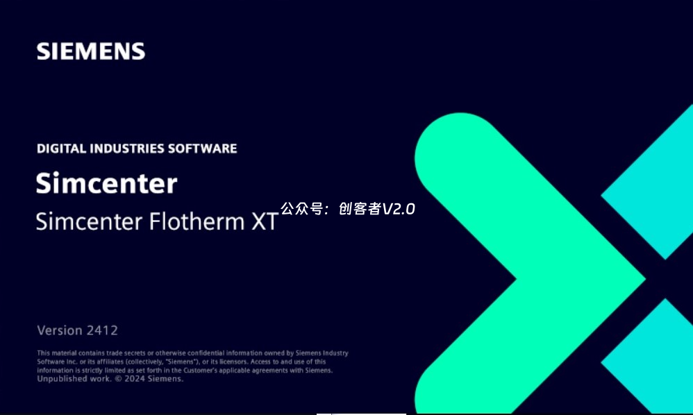 Siemens Simcenter Flotherm XT 2412.0 Win64-创客者V2.0